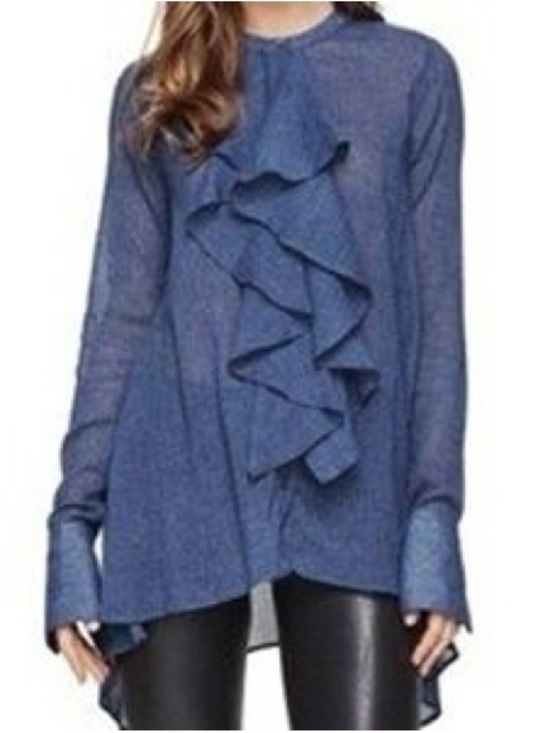 BCBGMaxAzria Tops - NWT BCBGMAXAZRIA Imogene Ruffled top size XS